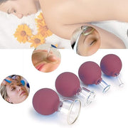 Facial Cupping Set Silicone Vacuum Suction Cups(Pack of 4)