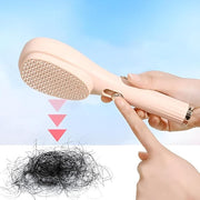 2-in-1 Self-Cleaning Hair Brush with Scalp Massager – Anti-Static Detangling Massage Comb for Women, Men & Kids