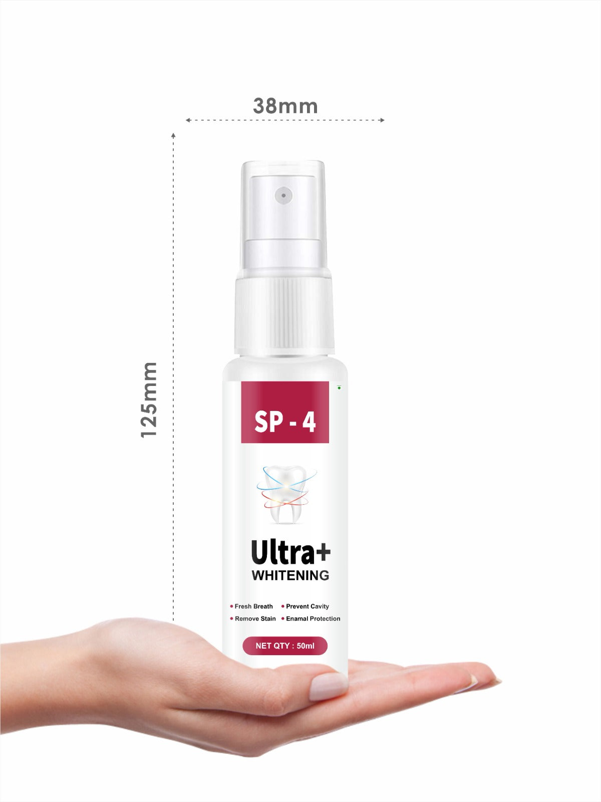 SP 4 Ultra Plus Whitening Toothpaste (Pack of 2)