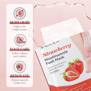 Strawberry Nicotinamide Foot Mask