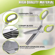 Multi-Functional 5-Blade Scissors