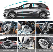 Plastic Multi-Functional Car Duster Cleaning Dirt Dust Clean Brush Dusting Tool Mop