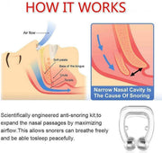 Anti Snoring Device for Men Women Magnetic Snoring Stopper Nose Clip Snore free Anti-snoring Device  (Nose Clip)
