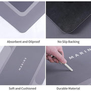 2 Piece Kitchen Mat, Waterproof Memory Foam Kitchen Rugs, Standing Desk Mat Floor Mat