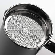 Stainless Steel Oil Filter Pot with Removable Mesh Strainer
