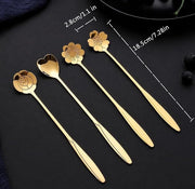 Gold dessert Spoon Set (Pack of 4)