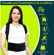 Breathable and Adjustable Posture Corrector Belt for Men and Women