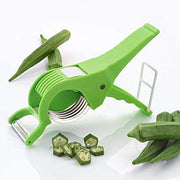 Vegetable Cutter 5 Sharp Blade with Peeler 2 in 1 - Multicolour
