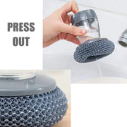 Soap Dispensing Palm Scrubber (Pack of 2)