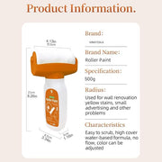 Wall Repair Roller Brush With Paste