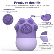 Ice Roller for Face, Silicone Mould with Cleansing Brush