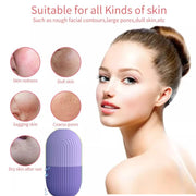 Silicone ice roller for face massager