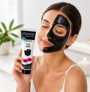 Charcoal Mask for Deep Cleansing & Blackhead Removal (Pack of 1)