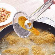 Multi-Functional 2 in 1 Fry Tool Filter Spoon Strainer with Clip