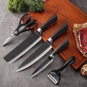Stainless Steel Serrated Kitchen Knife Set