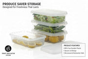 6 Pcs Fridge Storage Containers