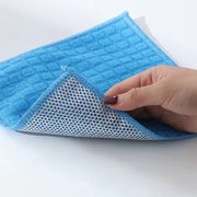 Double-Sided Microfiber Silver Silk Silver Cloth Kitchen (PACK OF 1)
