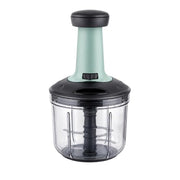 Manual Hand Press Push Chopper with 4 Blades