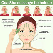 Face Jade Roller With Gua Sha