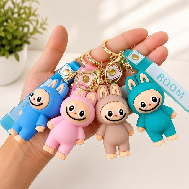 Edtepy Labubu Bunny Cartoon Keychain