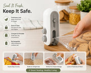 InstantSeal - 2 in 1 bag sealer & cutter | rechargeable |LED Display|
