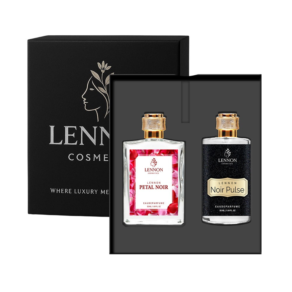 Noir Pulse & Petal Noir Long Lasting perfume combo set