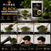 Luxurious Beauty Black Hair Powder