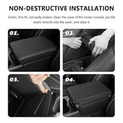 Car Center Console Armrest Organizer with Phone Holder