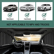 Foldable Car Window Privacy Curtains Sunshade Side Magnet Pleated Car Window Curtain