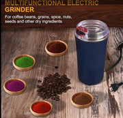 Multipurpose Electric Stainless Steel Spice & Grain Grinder