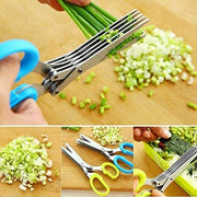 Multi-Functional 5-Blade Scissors