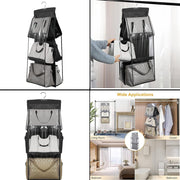 Foldable Handbag Storage 6 Pocket Organizer
