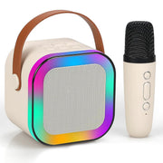 Mini Portable Blue-Tooth Karaoke Speaker with Wireless Microphone