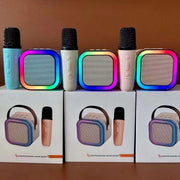 Mini Portable Blue-Tooth Karaoke Speaker with Wireless Microphone