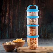 Stack It Multi-Layer Twist N Lock Jars (4 pc. set)