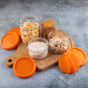 Stack It Multi-Layer Twist N Lock Jars (4 pc. set)