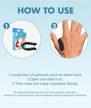 Sugar Control LI4 Acupressure Point Clip | Headache, Migraine &Tension Relief (Pack of 1)