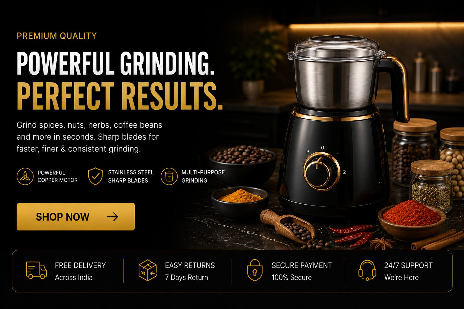 Powerful Grinding. Perfect Results.